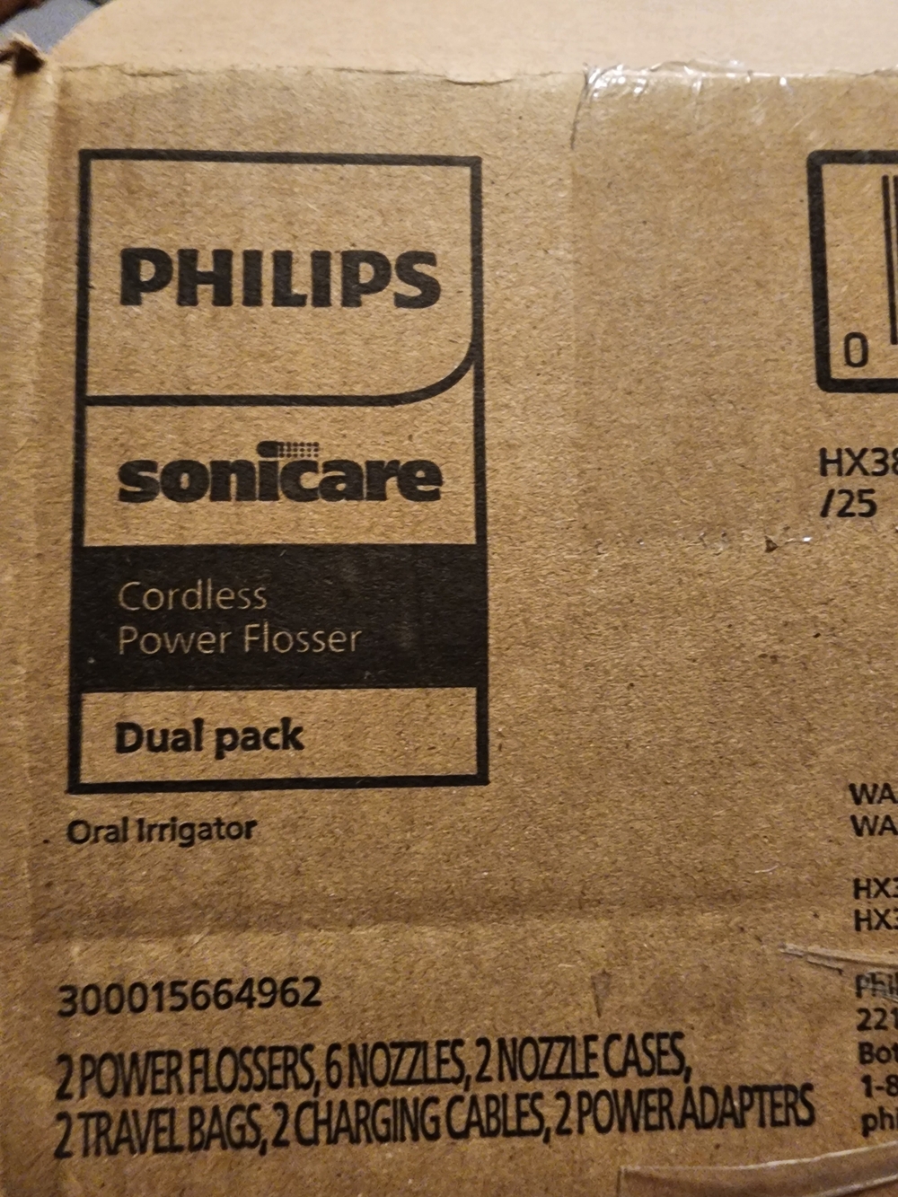 Philips Sonicare Cordless Power Flosser Dual Pack - Brown